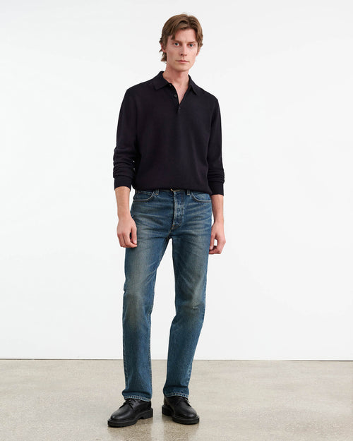 JOVAN CASHMERE POLO IN BLACK