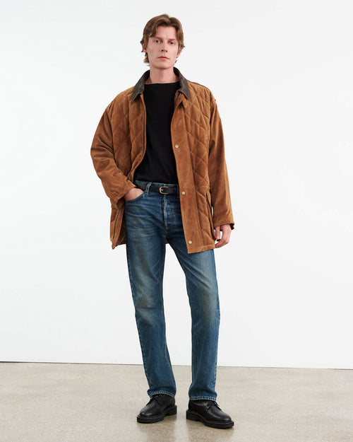 SLANE LEATHER PARKA IN MARTORA