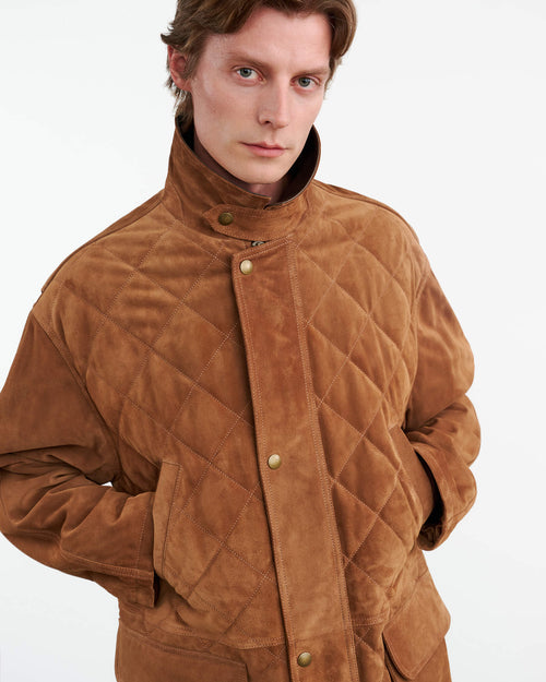 SLANE LEATHER PARKA IN MARTORA