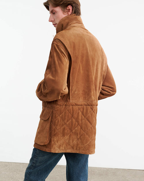 SLANE LEATHER PARKA IN MARTORA