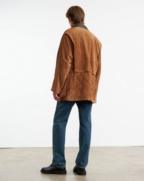 SLANE LEATHER PARKA IN MARTORA