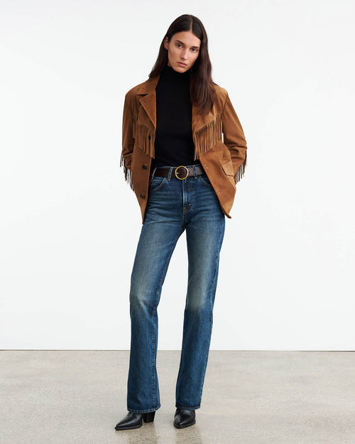 MAELLE SUEDE JACKET IN MARTORA