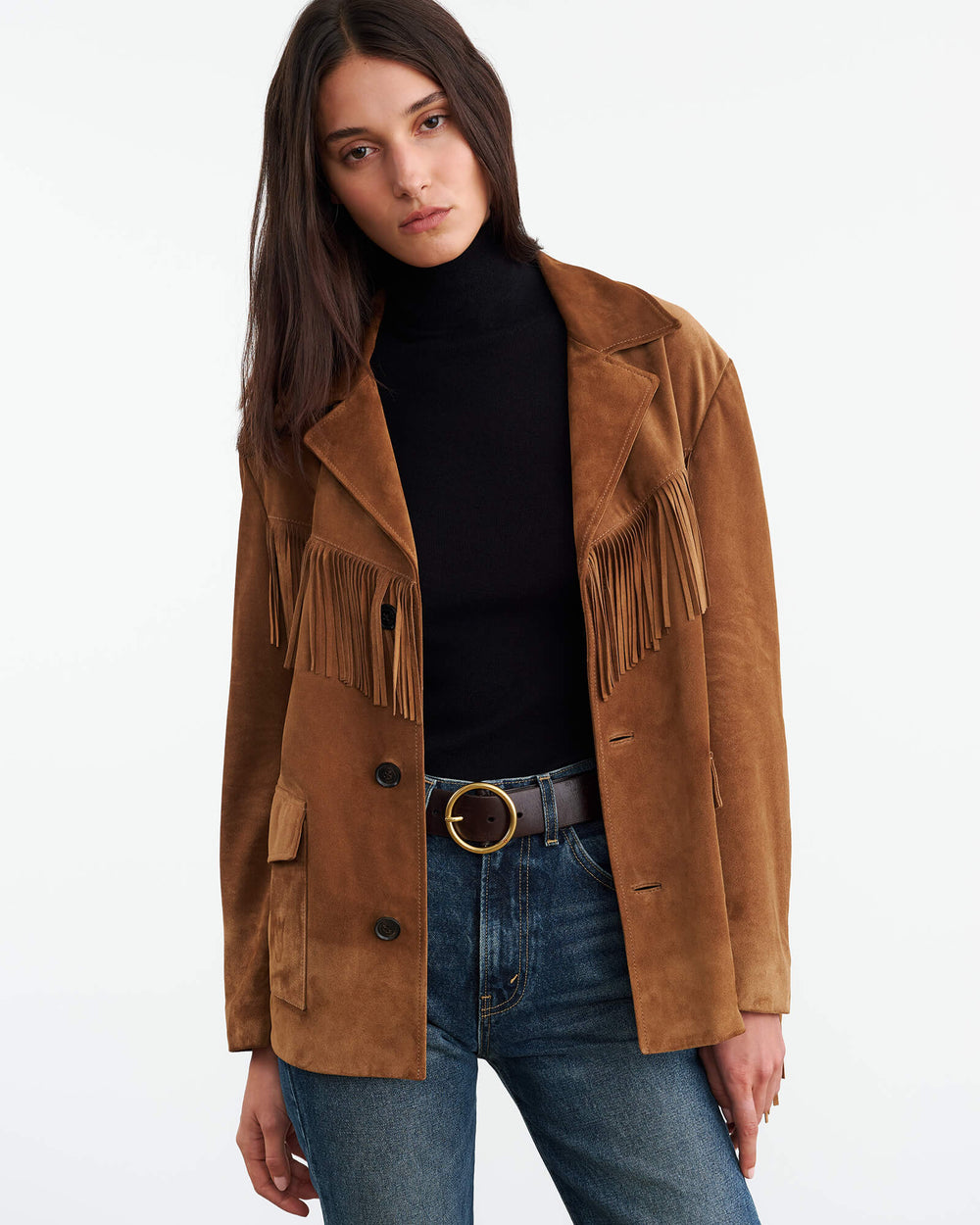 MAELLE SUEDE JACKET IN MARTORA