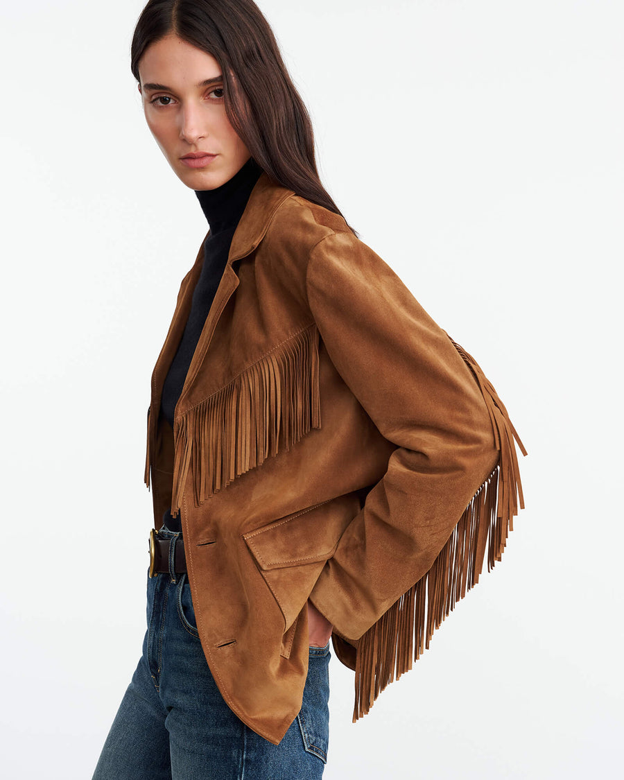 Nili lotan fringe jacket store