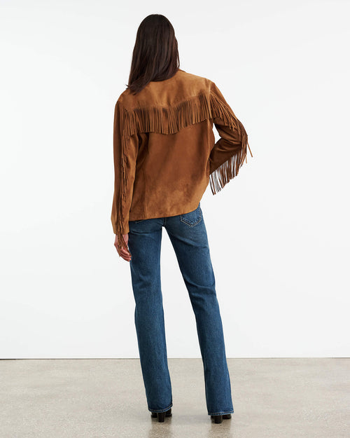 MAELLE SUEDE JACKET IN MARTORA