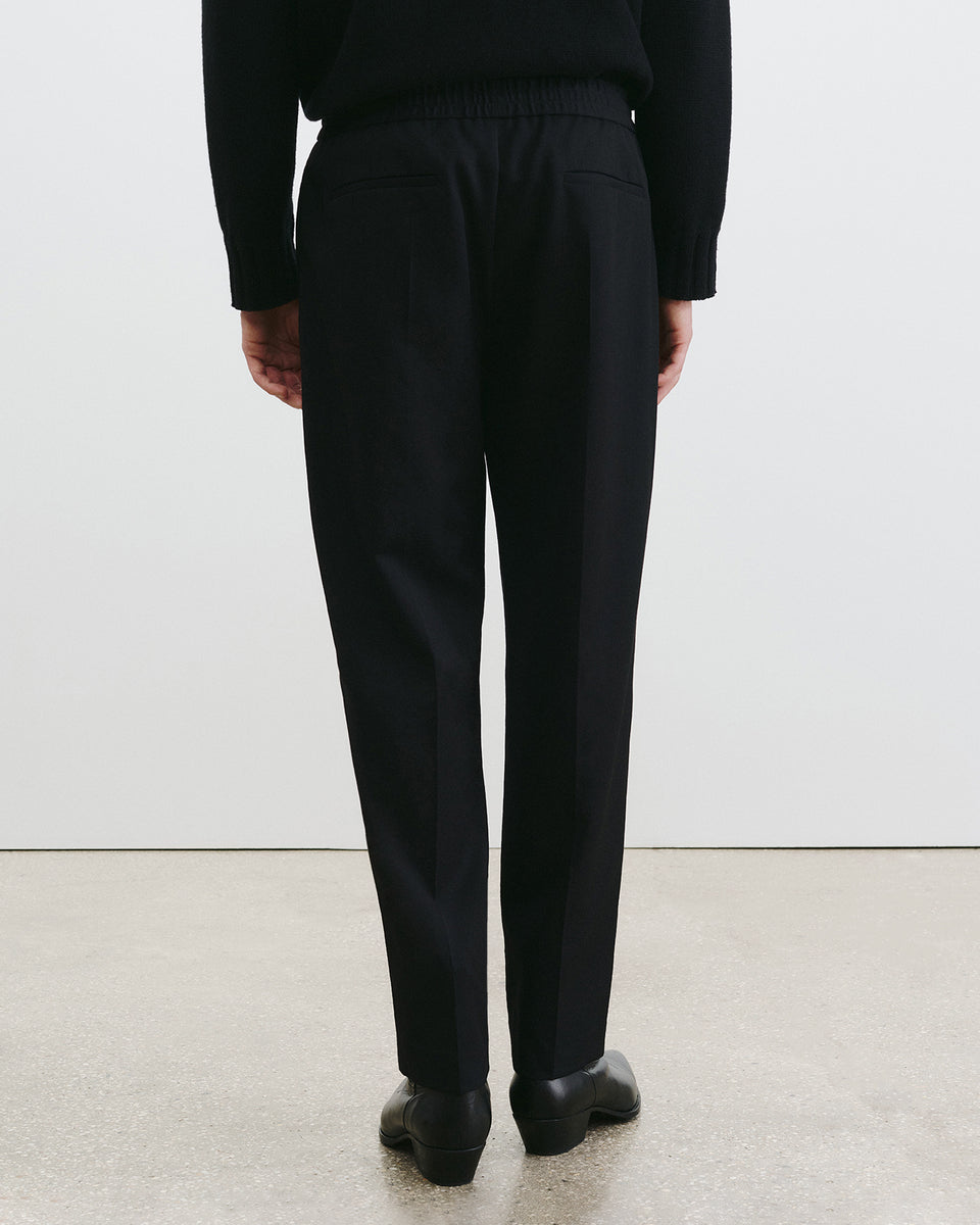 LAWRENCE WOOL PANT IN BLACK