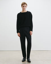 LAWRENCE WOOL PANT IN BLACK