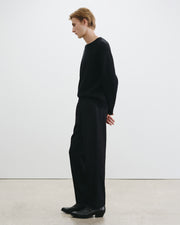 LAWRENCE WOOL PANT IN BLACK