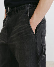 CARPENTER JEAN IN STONE BLACK WASH