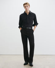 EVANDER SHIRT IN CHARCOAL