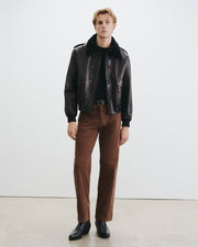 BILLIE CORDUROY PANT IN BRUNETTE