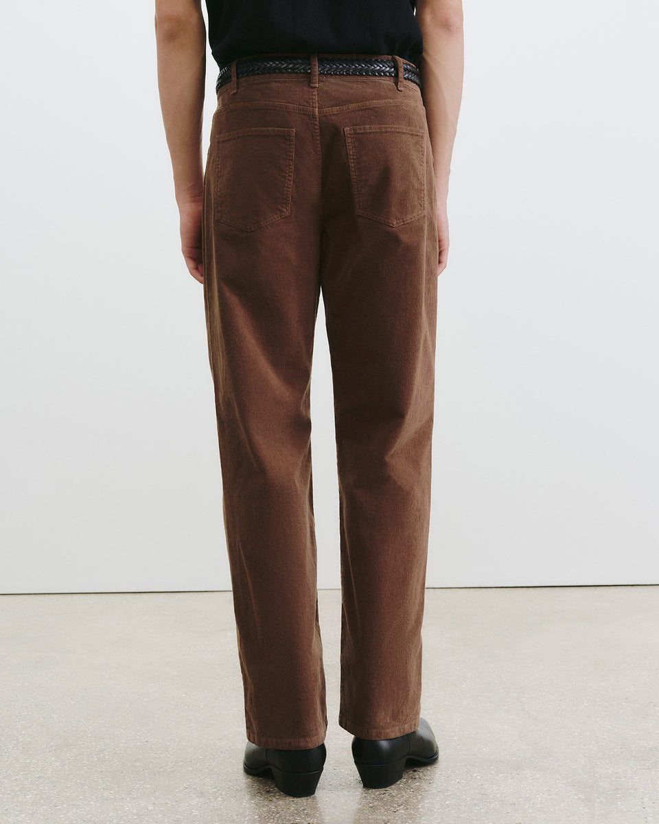 BILLIE CORDUROY PANT IN BRUNETTE
