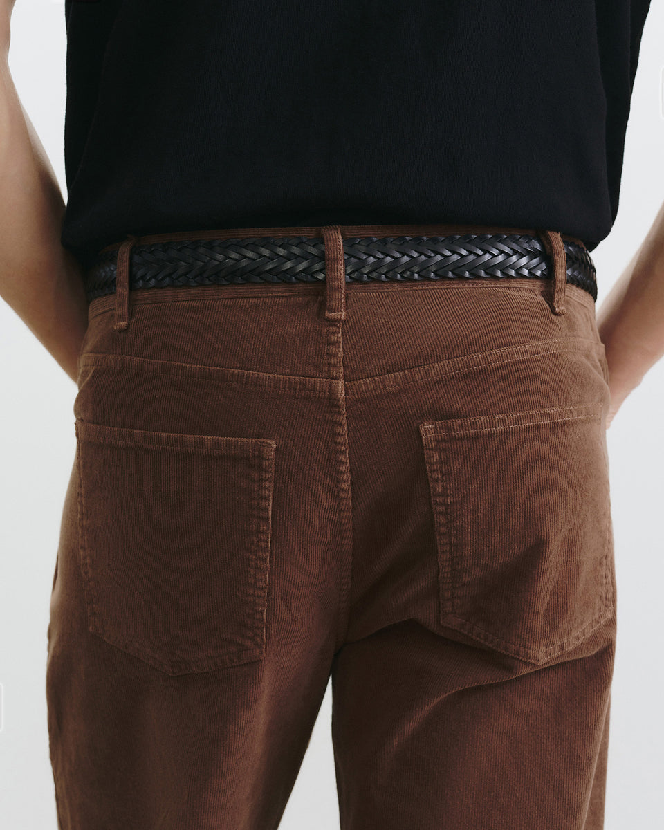 BILLIE CORDUROY PANT IN BRUNETTE