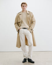 DEMITRY WOOL SWEATER IN IVORY