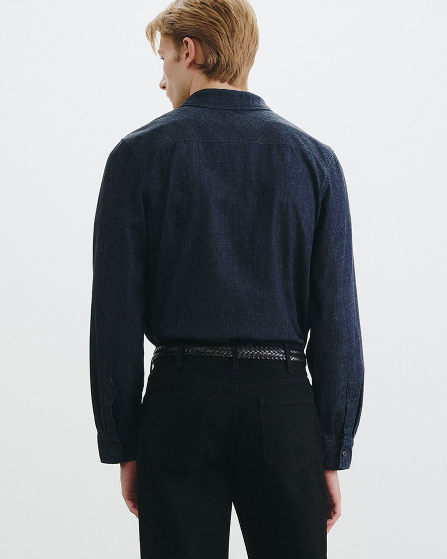 RAINIER DENIM SHIRT IN INDIGO RINSE