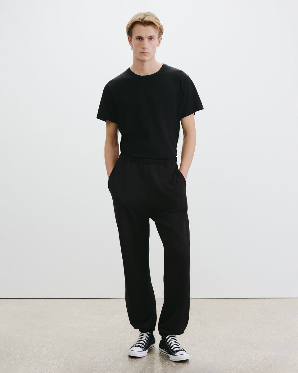 ENLI SWEATPANT IN WASHED BLACK