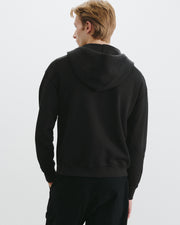 BRIAN HOODIE IN WASHED BLACK