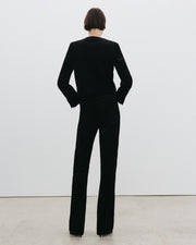 JOAN VELVET PANT IN BLACK