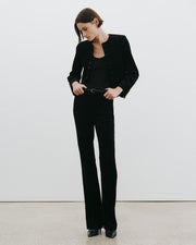 JOAN VELVET PANT IN BLACK
