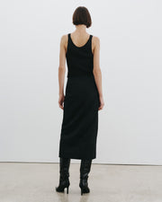 MARIHA WOOL SKIRT IN BLACK