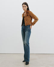 CASSIDY SUEDE JACKET IN MARTORA