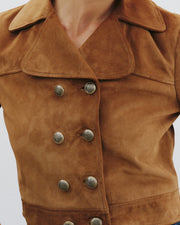 CASSIDY SUEDE JACKET IN MARTORA