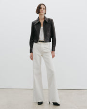 CHARLY LEATHER JACKET IN ESPRESSO