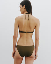 BIKINI BOTTOM IN OLIVE GREEN