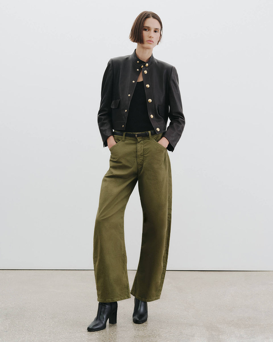 TRIBECA COTTON PANT IN VINE