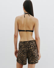 FRANCES SHORT IN VINTAGE LEOPARD PRINT