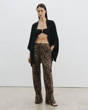 ADRIEL PANT IN VINTAGE LEOPARD PRINT