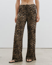 ADRIEL PANT IN VINTAGE LEOPARD PRINT