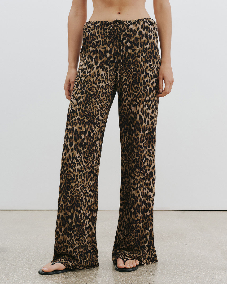 ADRIEL PANT IN VINTAGE LEOPARD PRINT