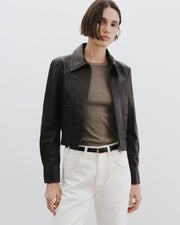 ELIN TEE IN ARMY GREY