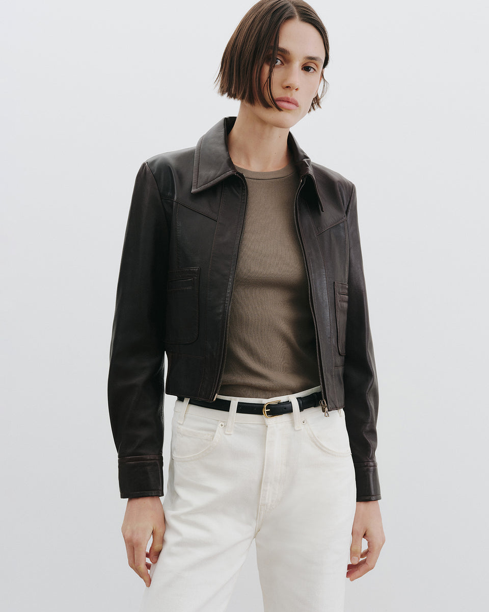 ELIN TEE IN ARMY GREY