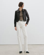 ELIN TEE IN ARMY GREY