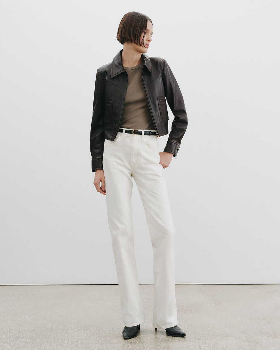 ELIN TEE IN ARMY GREY