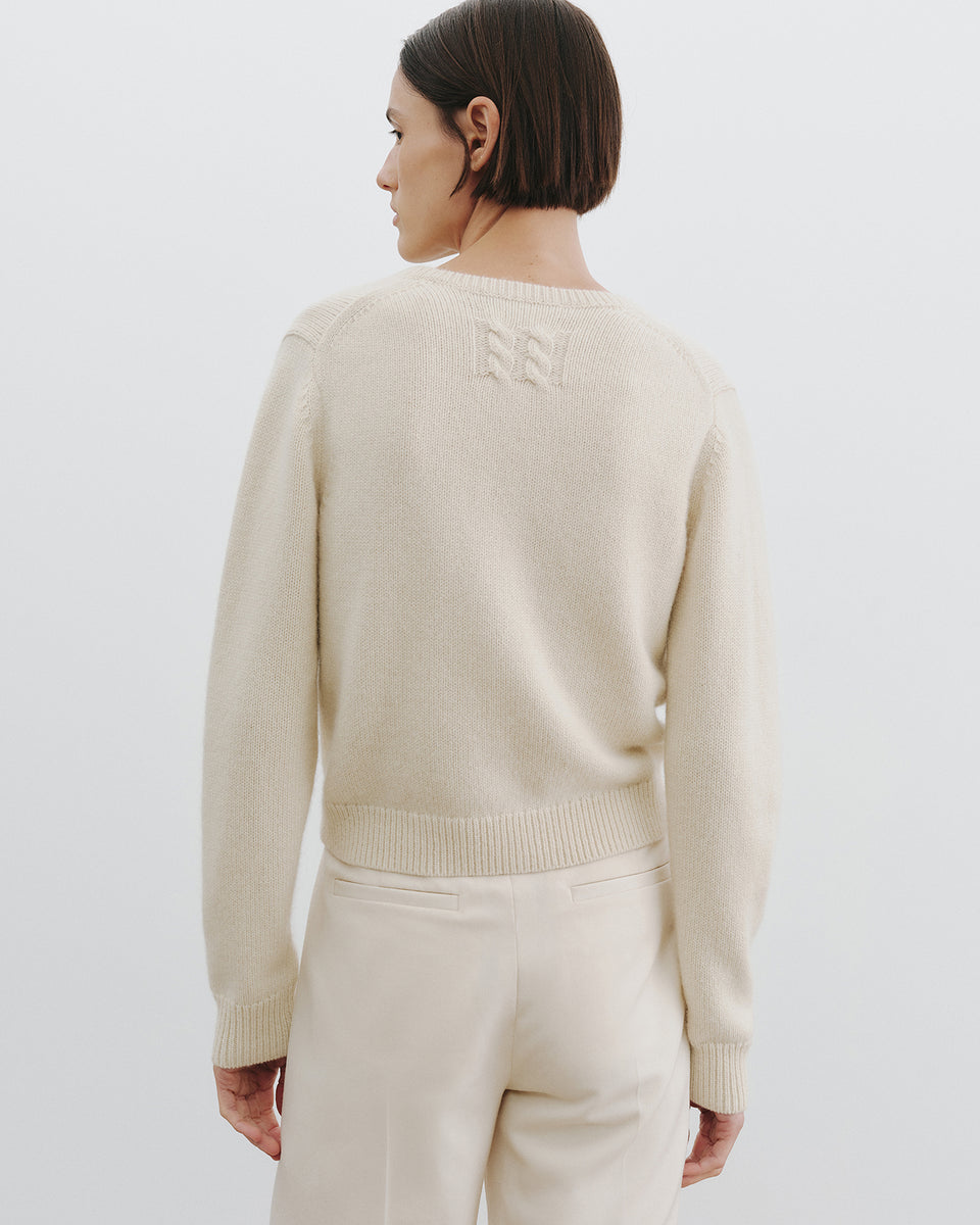 EVERSTYN SWEATER IN IVORY