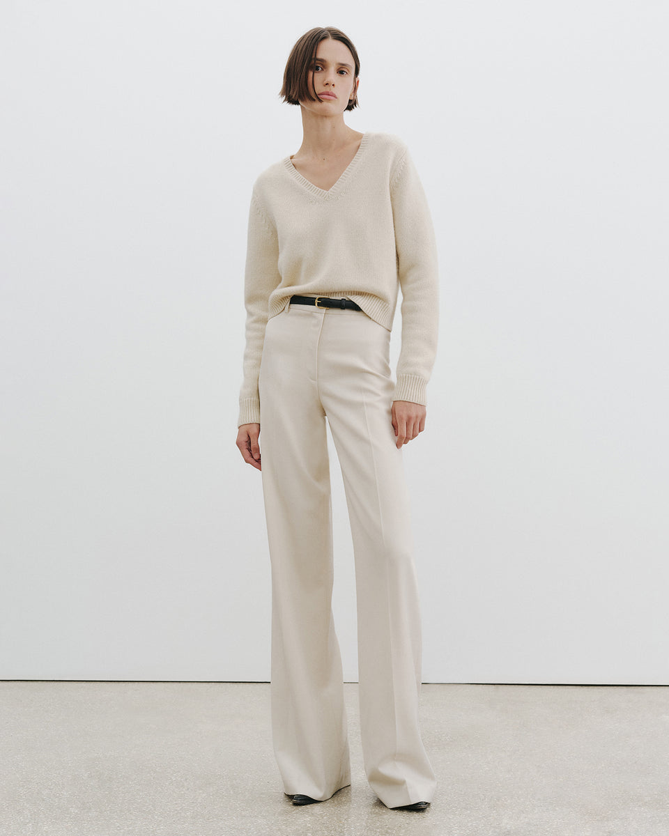 RIVERS WOOL PANT IN STONE