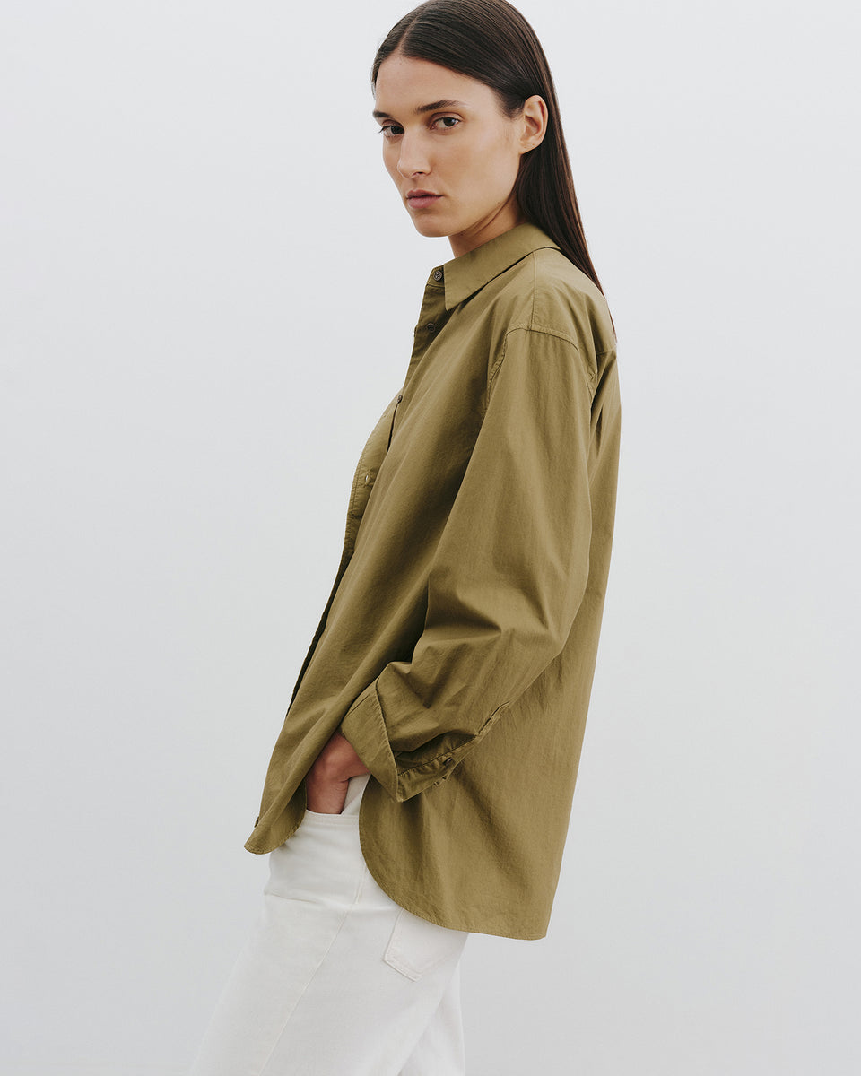 AMANTE SHIRT IN OLIVE GREEN