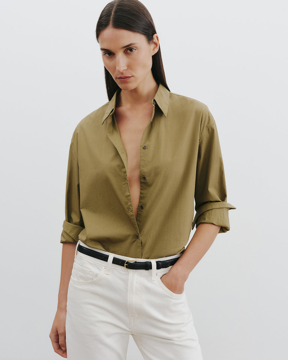 AMANTE SHIRT IN OLIVE GREEN