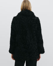 JOSIE SHEARLING COAT IN BLACK