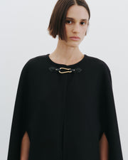ARIANNA CAPE IN BLACK