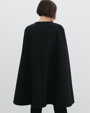 ARIANNA CAPE IN BLACK