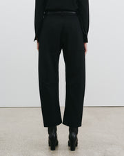 SHON WOOL PANT IN BLACK