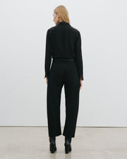 SHON WOOL PANT IN BLACK