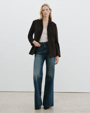 TRISTAN SUEDE JACKET IN ESPRESSO