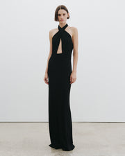 LITA GOWN IN BLACK
