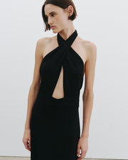 LITA GOWN IN BLACK