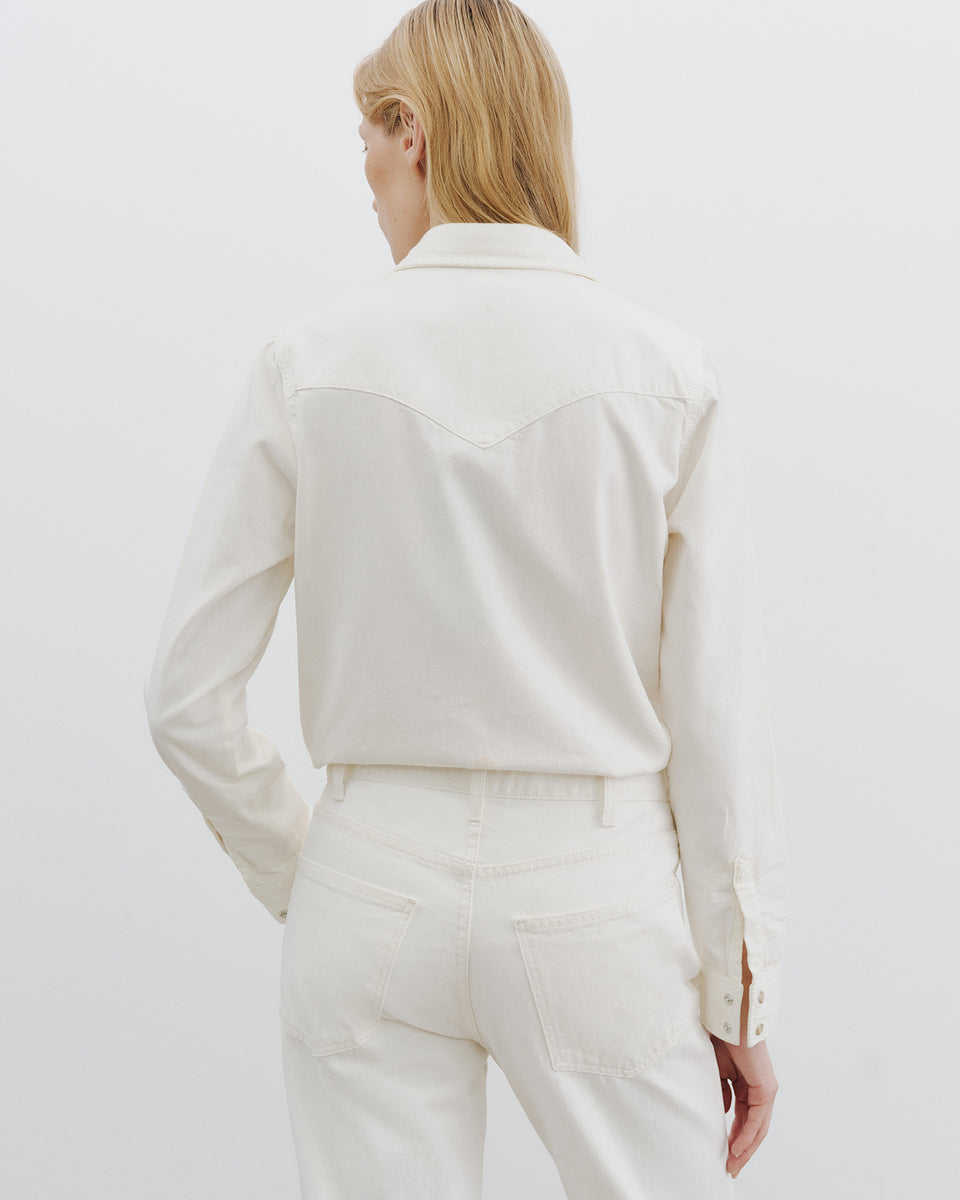 TRAVIS SHIRT IN CREAM